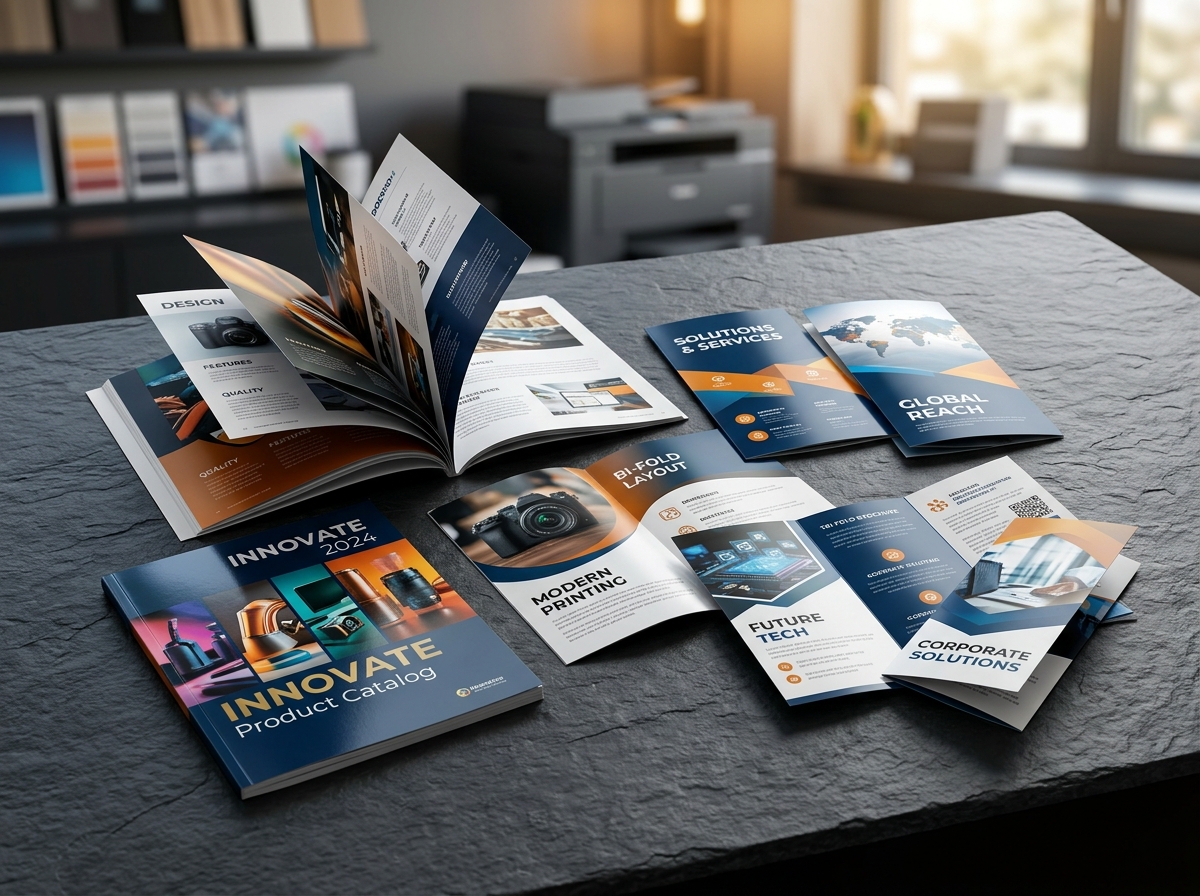 Commercial Marketing Brochures, Flyers & Catalogs