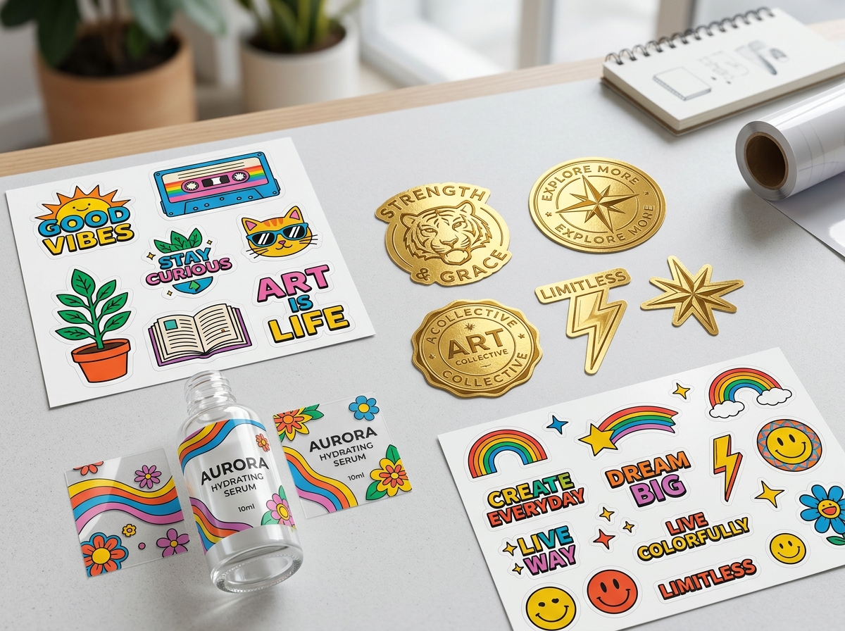 Die-Cut Vinyl Decals & Product Labels